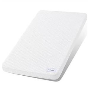 Pro Goleem Baby Bassinet Mattress Pad 33"x19" Rectangle, Waterproof Soft Cover Gel Memory Foam, Dual Side Cradle Mattress fit Moses Basket