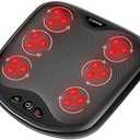 COMFIER Shiatsu Foot Massager with Heat,Kneading, Foot Massager for Neuropathy,Back Massager with Washable Cover, Feet Warmer for Men,Women, Feet Massager Machine for Plantar Fasciitis,Foot Heater (Black)