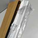 LazBlinds No Drill Cordless Cellular Shades, 34" W × 48" H, Silver White