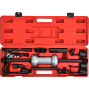 13pc Comprehensive 10Lb Dent Puller Slide Hammer Body Repair Garage Tool