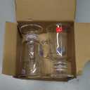 B Unique Lead-Free Irish Crystal Glass Set for Coffee, Mulled Wine, Tea & Other Beautiful Drinks for Entertaining Pack of 2