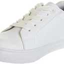 Boys Girls Shoes -Unisex Athletic Casual Dress Kids School Uniform Loafer Oxford Canvas Tennis Sneakers, White (Little Kid/Big Kid, Size 3)