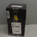 Stainless Steel Paper Towel Holder Countertop, Modern Spiral Cover Design,Keep Paper Towel Clean,Weighted Base for Stability, Freestanding Easy One-Handed Operation for Kitchen Bathroom (Black)