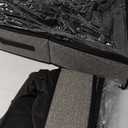 Onlyeasy Sturdy Under Bed Shoe Storage Solution Organizer For Closet Fit 16x2 Pairs, Underbed Shoes Container Bags with Reinforced Handles, Breathable, Linen-like Black, MXAUBS16P2