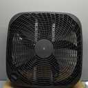 Amazon Basics 3-Speed Box Fan for Bedroom, Portable with Carry Handle, Powerful Airflow, 5 Blades, Lightweight Design, 67 Watts, 20-Inch, Black, 6.8"D x 20.86"W x 21.33"H