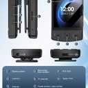 MP3 Player with Clip 64GB Mini MP3 Player with Bluetooth 5.2,Portable MP3 Music Player with Earphones,HiFi-Speaker,FM Radio,Voice Recorder,E-Book for Outdoor,Home,Sporting (Black)