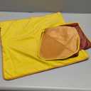 MONDAY MOOSE Decorative Throw Pillow Covers Cushion Cases, Set of 2 Soft Velvet Modern Double-Sided Designs, Mix and Match for Home Decor, Pillow Inserts Not Included (18x18 inch, Yellow/Pink)