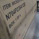 Nestfair 6 -Piece Wicker Patio Sofa Conversation Set with Gray Cushions