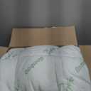 Ultra Soft Queen Size Mattress Topper - Viscose Made from Bamboo Pillow Top Mattress Pad for Back Pain Relief - Naturally Cooling for Hot Sleepers, Green