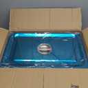 Ferraycle 3 Pack Full Size 6 Inch, 8 Inch Hotel Pan with Lid Perforated Steam Table Pan Restaurant Supplies for Kitchen, Steam Table Tray for Food Warmer