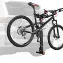 Allen Sports Deluxe Locking Quick Release 2-Bike Carrier for 2 Inch & 1 4 in. Hitch, Model 522QR , Black