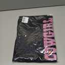 Oversized Western Cowgirl Shirts for Women Country Music Rock Band Tshirt Black, S
