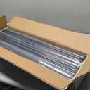 50 Pack Round Aluminum Deck Spindles 26" x 0.1'' Metal Deck Balusters for Railing Staircase Balusters Shiny Black