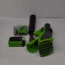 Greenworks 40V (130 MPH / 550 CFM / 75+ Compatible Tools) Cordless Brushless Axial Leaf Blower, 4.0Ah Battery and Charger Included
