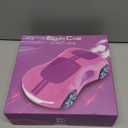 Punieayi Remote Control Car with Charging Station, 2.4GHz Rechargeable RC Cars with Lights Dual Spray & Sound, Electric Drift Race RC Stunt Car for Kids 6 7 8-12 Year Old Boy Girls, Pink