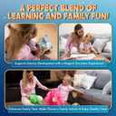 Magnetic Dry Erase Chore Chart for Kids with 34 Chore & Title Magnets, 49 Star Incentive Magnets, Storybook - Reward, Behavior, and Responsibility Chart for Toddler and Kids at Home