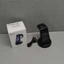 Wireless Charger for Samsung: 3 in 1 Wireless Charging Station for Samsung Galaxy Watch 8 7 6 5 4 3 Pro Classic Galaxy Buds - Charger Dock Stand for S26 S25 S24 Ultra S23 S22 S21 Note Z Fold Android (Black)