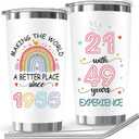 70th Birthday Gifts for Women - 1955 Tumbler for Her, 70 Years Old Gift Idea, Mom Seventy Tumbler 20OZ