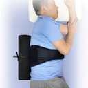 Snoring Pillows Side Sleep Anti Snore Back Sleeping Position Side Sleeper Pillow for Snoring Relief Stopper Belt Cushion Adults (Black)