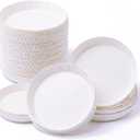 ZORYNTH 100 Pcs Cup Covers for Drinks for Safety, 3.5 Inch Coffee Mug Paper Covers, Paper Drinking Glass Lids for Outdoor Use, Parties Home Kitchen Coffee Beverage Protection