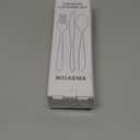 20 Pcs Gold Silverware Set, Stainless Steel Flatware Set for 4, Food-Grade Cutlery Set, Mirror Polished Tableware Eating Utensils Set for Home Kitchen, Include Knife Fork Spoon Set, Dishwasher Safe