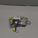 18 Pack Tennis Keychain, Mini Tennis Ball Racket Key Chain with Alloy Split Ring, Cute Metal Keychains Ornament Sports Gift Backpack Accessories for Sport Lovers Team, 6 Colors