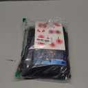 JOYIN Adult Unisex Vampire Costume Accessories Halloween Vampire Cape with Reversible Hooded Cape Cloak and Tattoo Scar