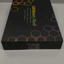 Yahi Red Light Photon Facial & Neck Mask with Remote Control, 7 Custom Modes with Infrared, Portable & Rechargeable with Timer for Home Use, 175 High-Density Light Beads, Black