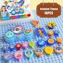 STEM Gears Toys for Kids Ages 3+, Creative Learning Building Blocks, 18Pcs Educational Construction Toy Set, Electric & Manual Dual Mode, Versatile Gear Playset Gift for Boys & Girls