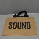Kolldenn Sound Gift Bag for Him Her Five Senses Gift Bags with Ribbon Handle Gift Decoration for Birthday Wedding Anniversary Graduation Party(Kraft,12.6 x 8.7 x 4 Inch)