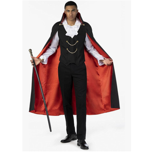 Morph Vampire Costume Men - Adult Dracula Costume for Halloween - Men's Vampire Costumes for Parties and Events M