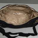 Crochet Bag Yarn Storage Organizer Knitting Bag For Crocheting Accessories Crochet Hook Case Gifts For Crafters (Black-3)