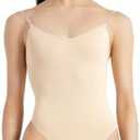 Capezio womens Camisole Leotard With Clear Transition Straps M