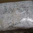 7x9 Washable Area Rug Beige Grey Abstract Non Slip Soft Low Pile Rug for Living Room Bedroom Dining Room Office Neutral Modern Indoor Throw Carpet for Home Decor