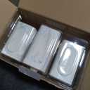 ZCCZ Bathroom Accessory Sets, 4 Pieces Bathroom Accessories Complete Set Vanity Countertop Accessory Set with Marble Look, Includes Lotion Dispenser Soap Pump, Tumbler, Toothbrush Holder and Tray