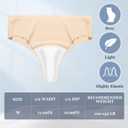 3 Pcs Feminine Line Concealer Underwear Women Concealing Cover Proof Thong Prevent Seamless No Show Invisible Underwear