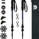 Trekking Poles Collapsible Hiking Poles - 2 Pack Adjustable Aluminum Hiking Sticks, Lightweight Walking Sticks for Women, Men, Seniors, Kids, Walking Poles for Backpacking by Underwood Aggregator