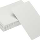 Metal Business Card Blanks Aluminum Laser Engraving Business Cards, 86 x 54 x 0.42 mm Fit for Office Name DIY Printing (30 Pack, Frosted Silver)