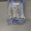 4 x Fishing Bait, Soft Bait, Shrimp Fishing Artifact, Home Fishing Bait, Suitable for Saltwater Lakes, Sea bass, Trout, 2 Pieces (Light gree)