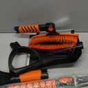 42'' Ice Scraper and Extendable Snow Brush Emergency Snow Shovel Snow Broom with Foam Grip 180 Pivoting Brush Head Snow Scraper for Cars, Trucks, SUVs, Vehicle