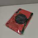 Case for Galaxy Tab S10 FE &S9 FE 10.9"/S9 11 Inch: TPU Cover for Samsung Tablet S10 FE/ 2025/ S9 FE & S9 2023 5G with Screen Protector- Stand- Handle-Shoulder Strap-S-Pen Holder-Red