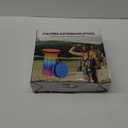 NEUEFAMI Camping Stool Portable Collapsible Stool Retractable Stool Outdoor Capacity 400lb Lightweight for Fishing Hiking Trips BBQ Red