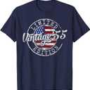 Vintage 1955 70th Birthday Gifts for Men Women 70 Year Old T-Shirt Size XL