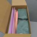 6 Set Flower Gift Boxes with Floral Foam Blocks, Bouquet Carrier Bags with Handle, Paper Flower Box for Bouquet, Floral Arrangement Box for Birthday, Wedding, Mother's Day Party Favor(Brown)