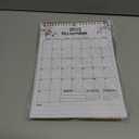 4 x 2026 Wall Calendar, Monthly Planner from September 2025 to December 2026, A4 Size with Holidays & Notes Section, Flower Design