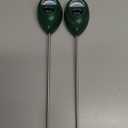 XLUX Long Probe Deep Use Soil Moisture Meter Sensor, Water Monitor Indicator, Hygrometer for Outdoor Indoor Large Pot Plants, Flower, Gardening, Farming, 2 Pack