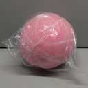 Lintriguingly Upgraded Silent Basketball Size 7 Indoor Noiseless Airless Foam Basketball, Quiet Dribble Dream Training Ball with Soft Soundless Bounce, Pink