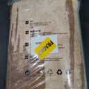 5x7 Area Rug for Living Room, Modern Abstract Washable Carpet Brown