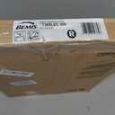 Bemis 730SLEC Slow Close Toilet Seat, Easy Clean Hinges and Durable Plastic Seat, Made in USA, Round, Bone