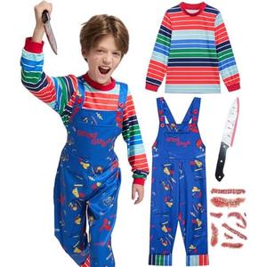 qnprt Toddler Halloween Costume 2025 Scary Costumes for Family Kids Boys Size 2
